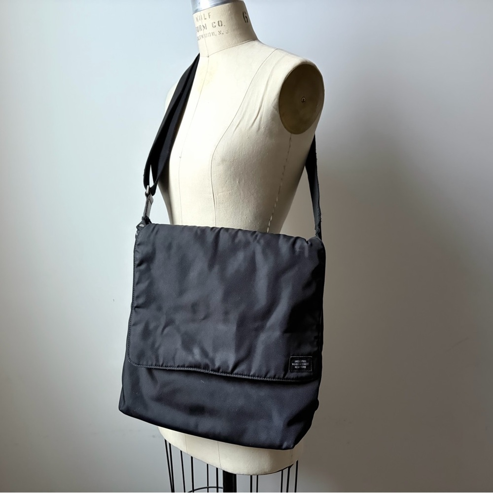 Jack Spade Charcoal Messenger Bag